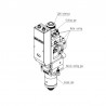 Raytools BM115 8000W Fiber Lazer Kesim Kafası