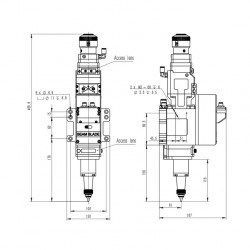 Raytools BD04K-3D 4000W Fiber Lazer Kesim Kafası